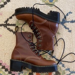 Dr. Martens Butterscotch Leona Boot